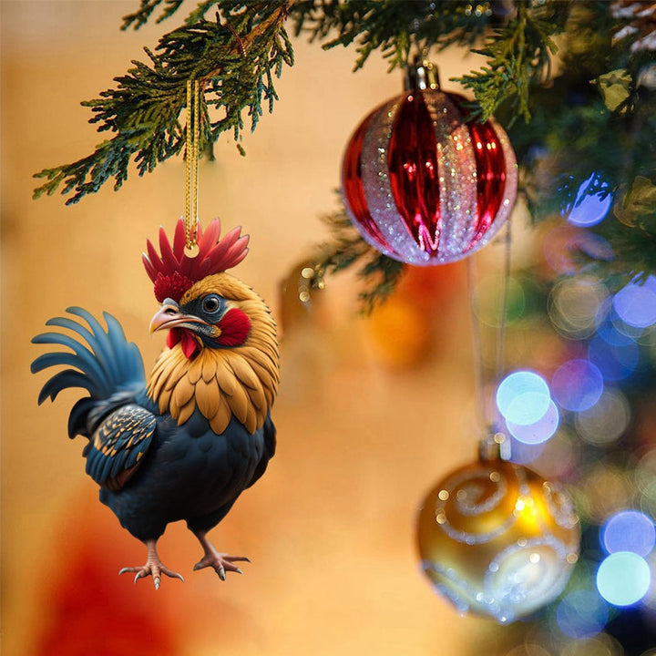 Cartoon-Hahn Dekorative Ornamente | Karnz