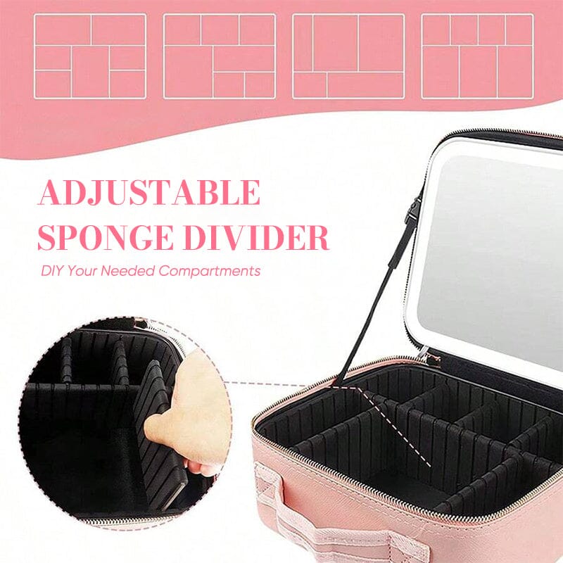 LED Licht Tragbare Make-up Tasche | Karnz