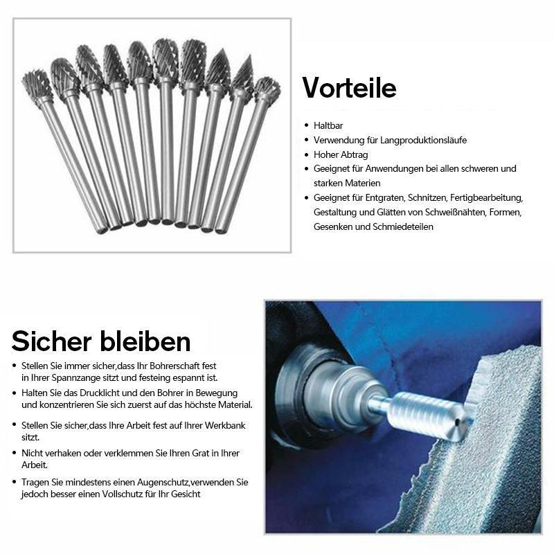 10 in 1 Wolframstahl-Schleifkopf (10PCS) | Karnz