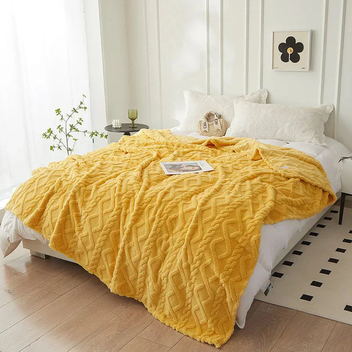 Luxurious lambswool blanket for the bedroom Karnz