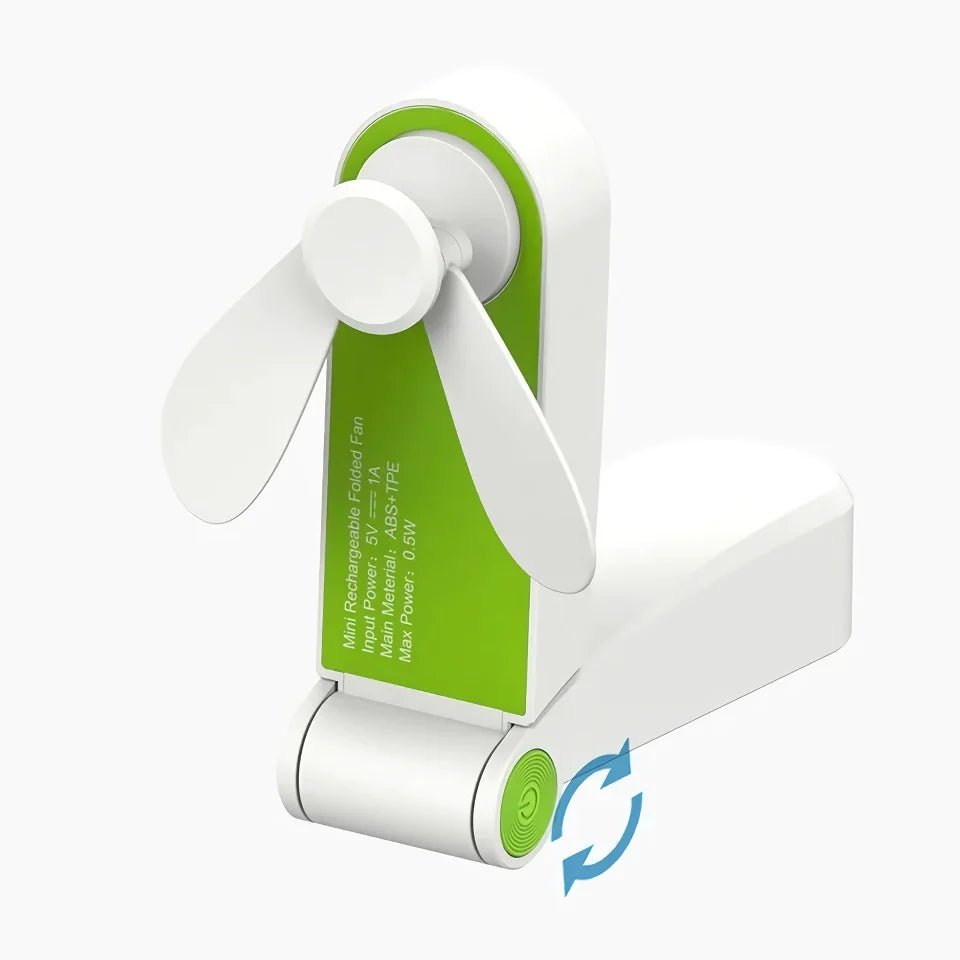 Kompakter wiederaufladbarer Handventilator | Karnz