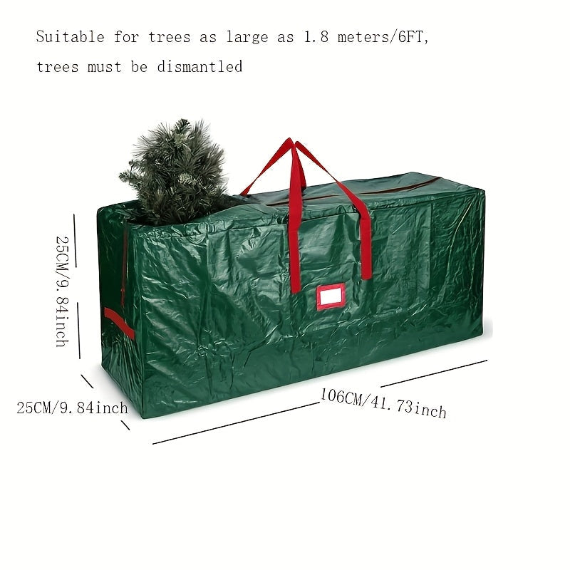 Große Aufbewahrungstasche für künstliche Weihnachtsbäume – wasserdicht und strapazierfähig, Modell TreeTote aus Polyester