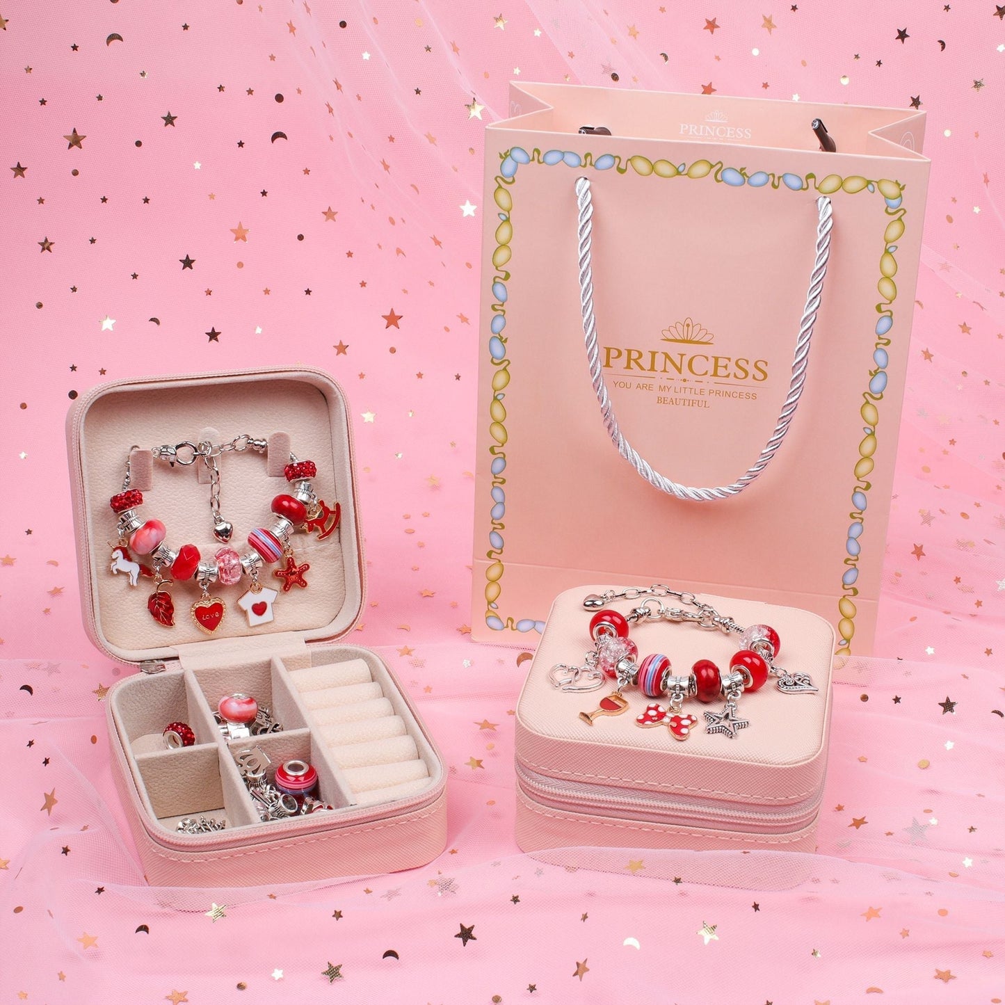 DIY-Set für Mädchen-Charm-Armbänder