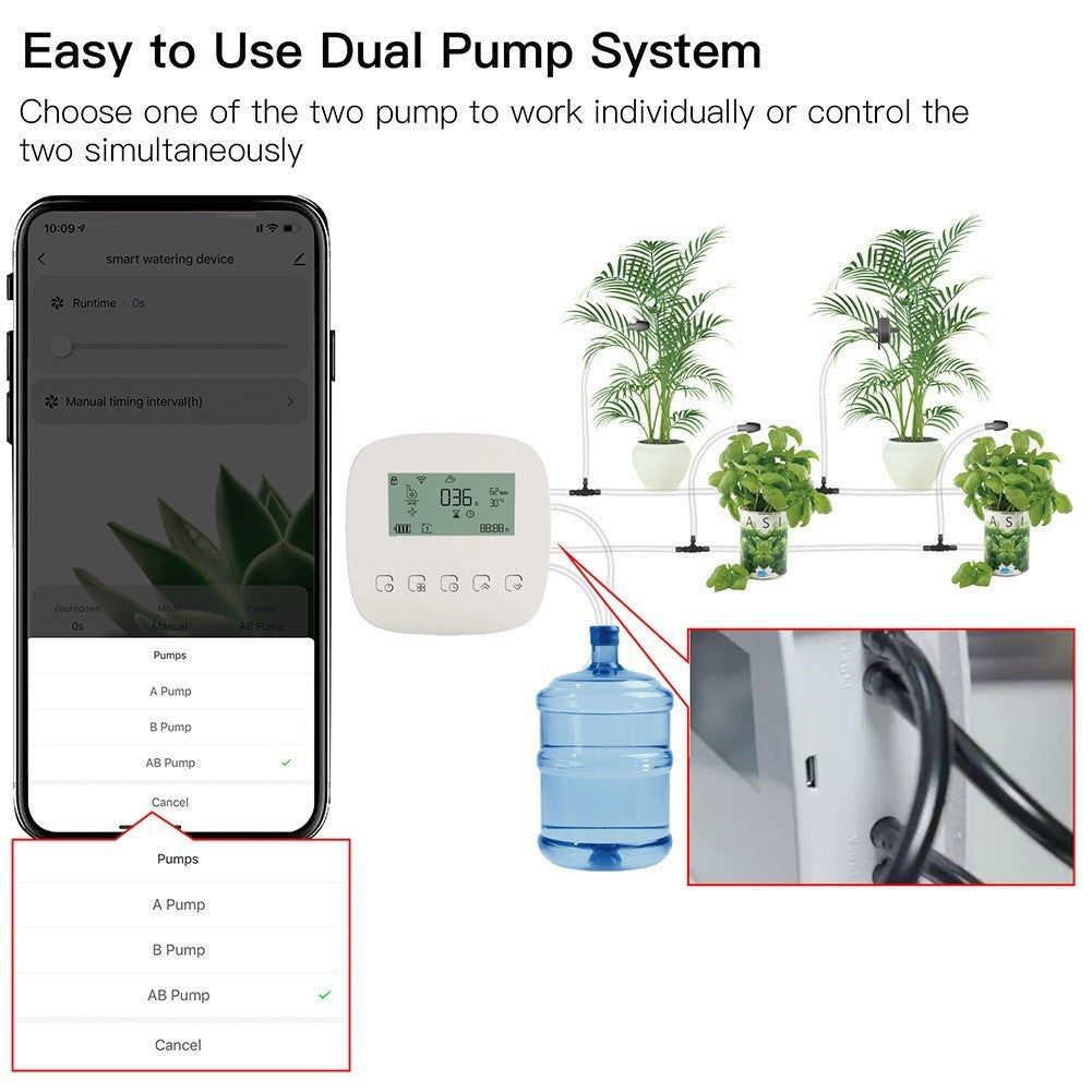 Wiederaufladbarer Smart Sprinkler Timer | Karnz