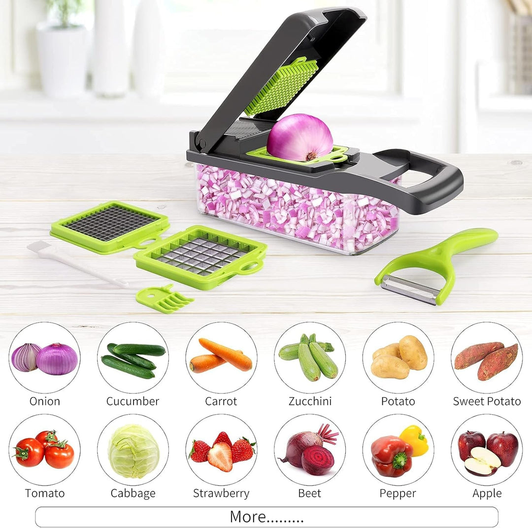 13-in-1 Gemüseschneider | Schneller beim Kochen