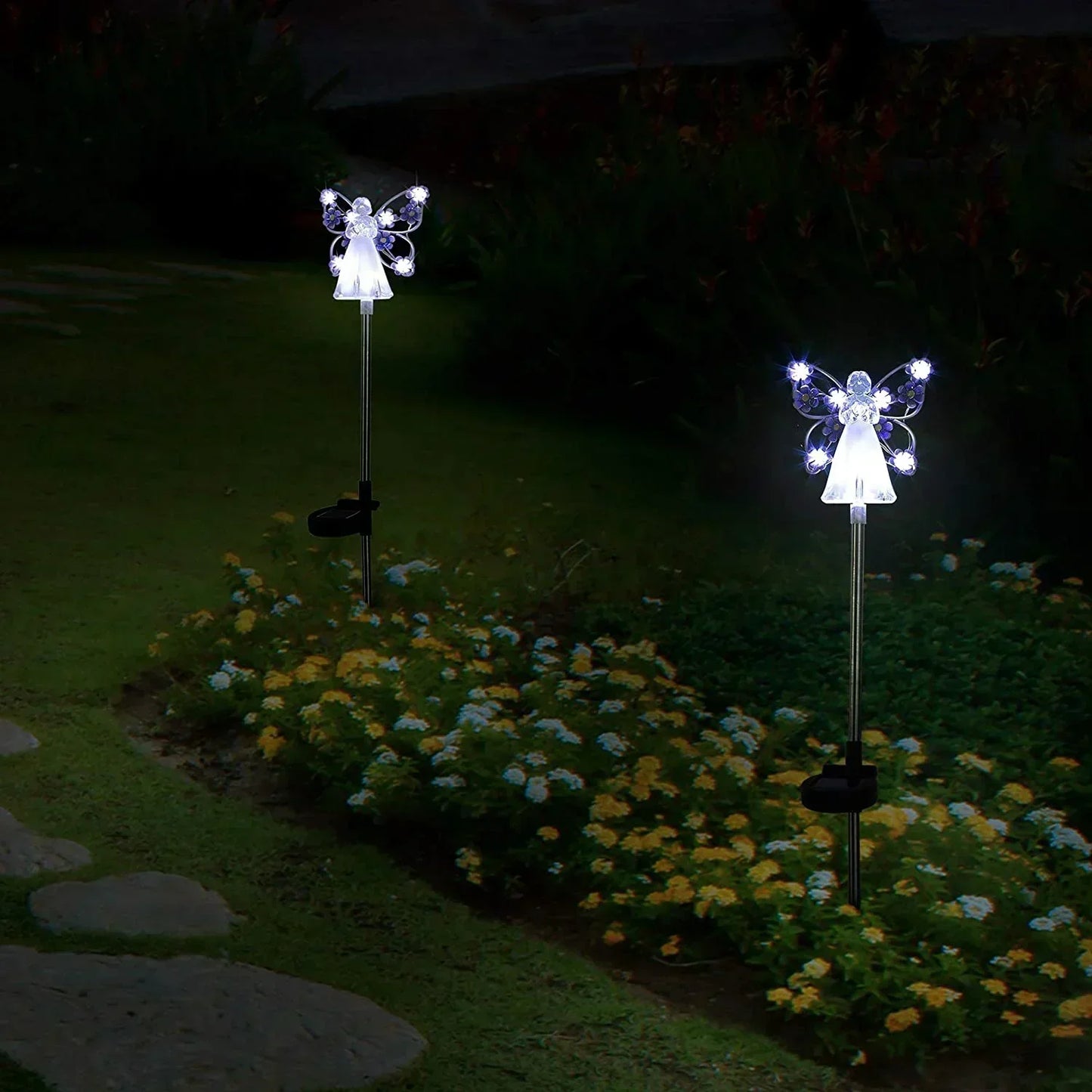 Luminous Haven Solar-Engel-LED-Gartenleuchte – Elegante Außenbeleuchtung für Gärten und Gedenkstätten