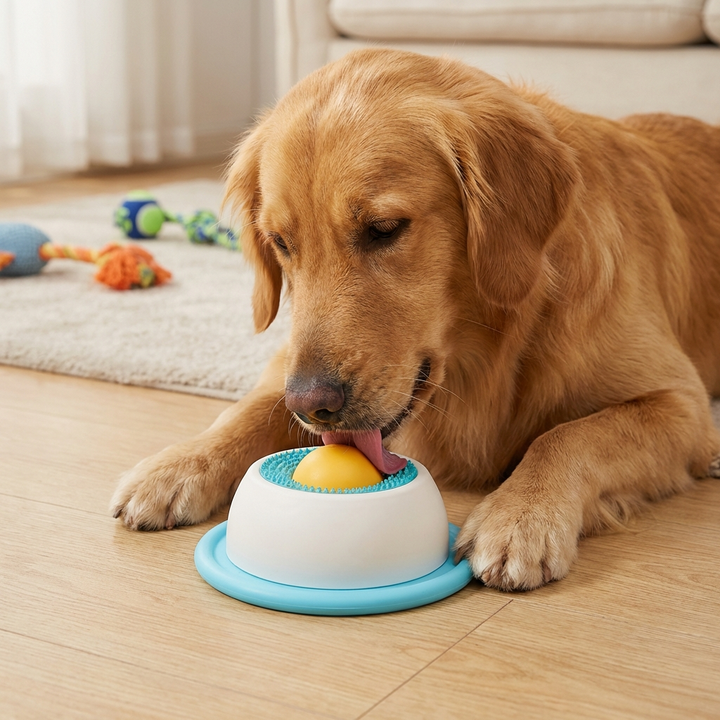 Interaktive Leckmatte langsamer Fütterung Bereicherungsspielzeug für Hunde Karnz