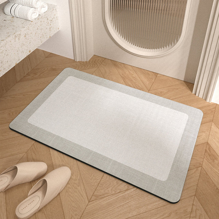 Rutschfeste Minimalismus Badezimmer Fußmatte - Super saugfähig, leicht zu reinigen | Karnz