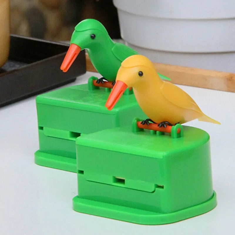 Automatischer Vogel Zahnstocher Spender Schüsselheber