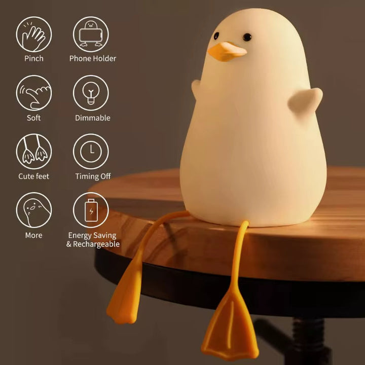 Charmante Ente Soft Glow LED Schreibtischlampe | Karnz