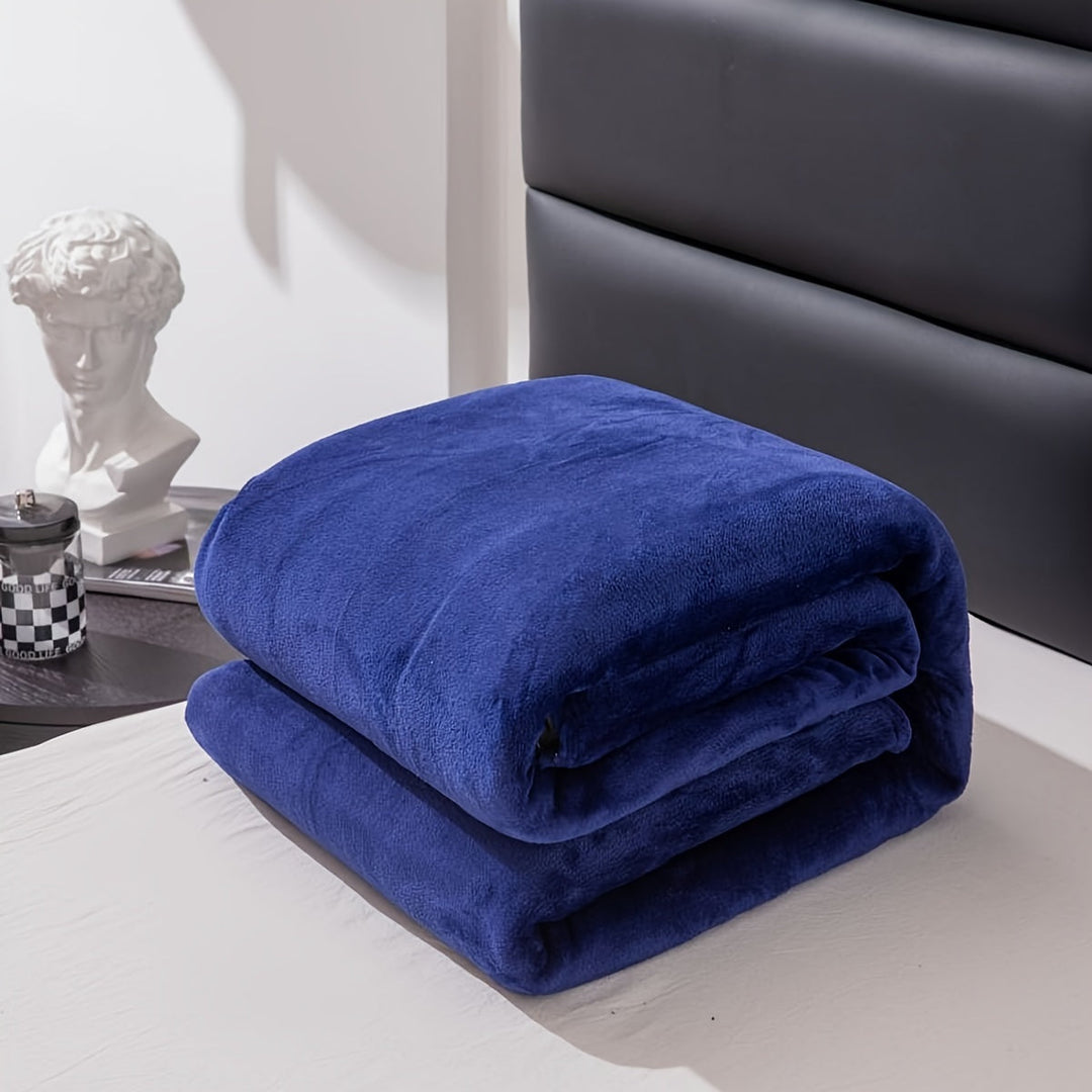 Ganzjahresweiches graues Flanell-Blanket für ultimativen Komfort