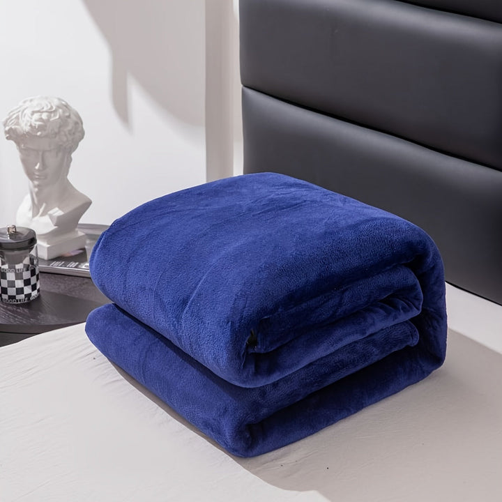 Ganzjahresweiches graues Flanell-Blanket für ultimativen Komfort