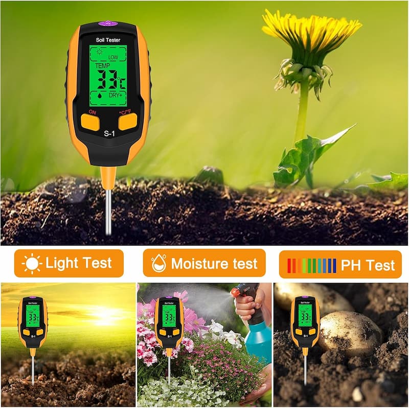 SmartGrow™ 4-in-1 Bodenmessgerät für Pflanzen | Karnz