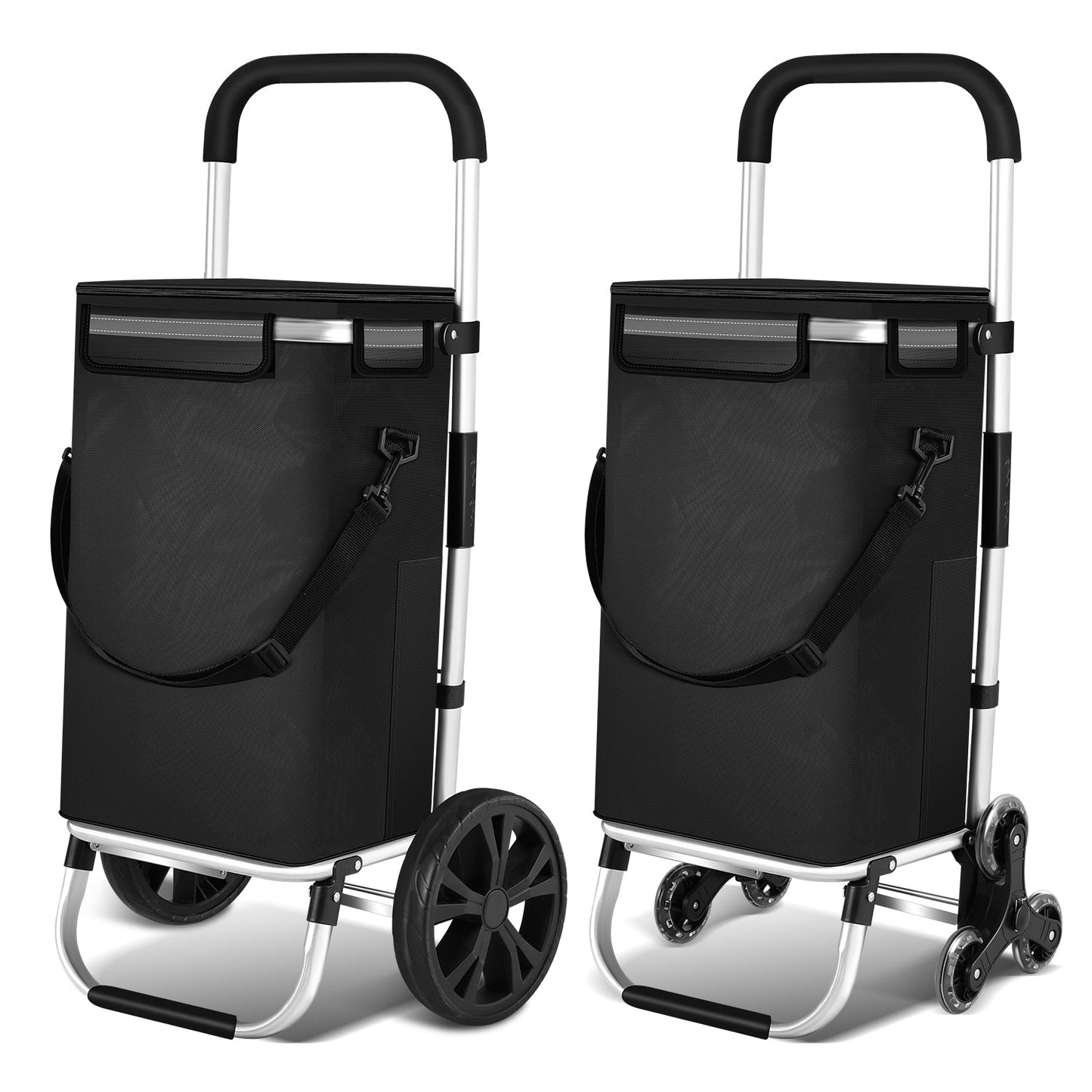 Einkaufstrolley Einkaufsroller Klappbar 40L | Karnz
