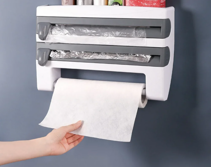 MultiFix 4-in-1 Küchenrollenhalter Karnz