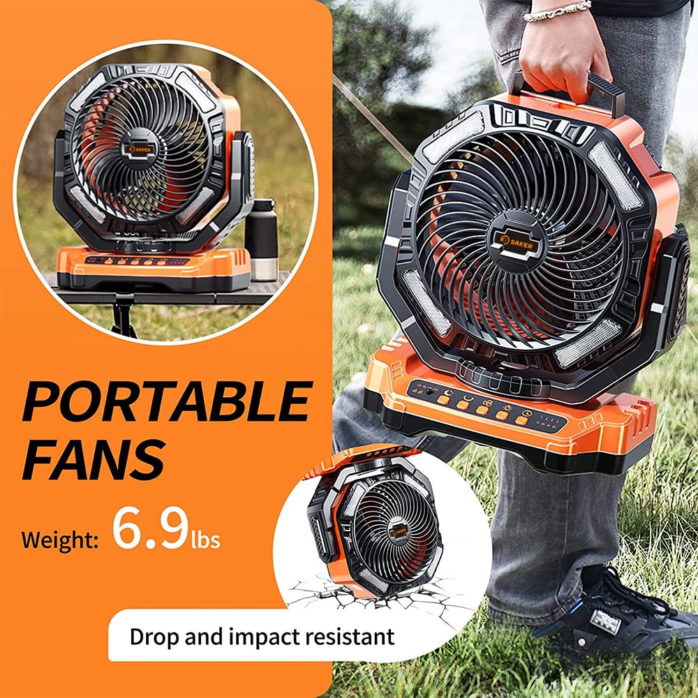 Wiederaufladbarer Campingventilator | Karnz