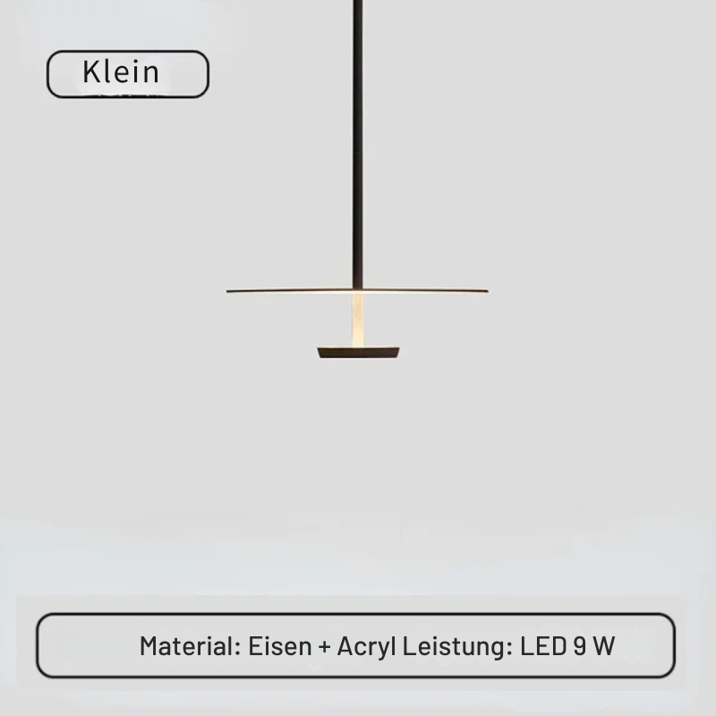 Minimalistische Ring Pendelleuchte, Moderne LED Hängelampe für Esszimmer & Büro | Karnz