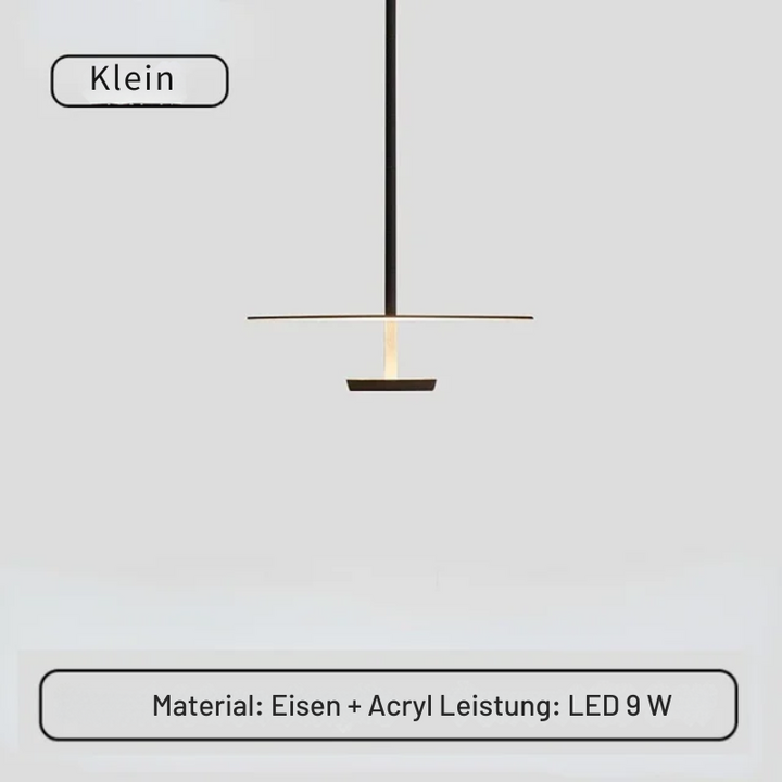 Minimalistische Ring Pendelleuchte, Moderne LED Hängelampe für Esszimmer & Büro | Karnz