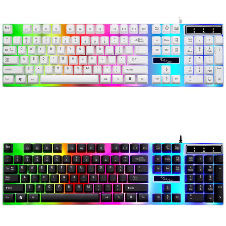 RGB beleuchtete Gaming-Tastatur und Präzisionsmaus-Set Karnz