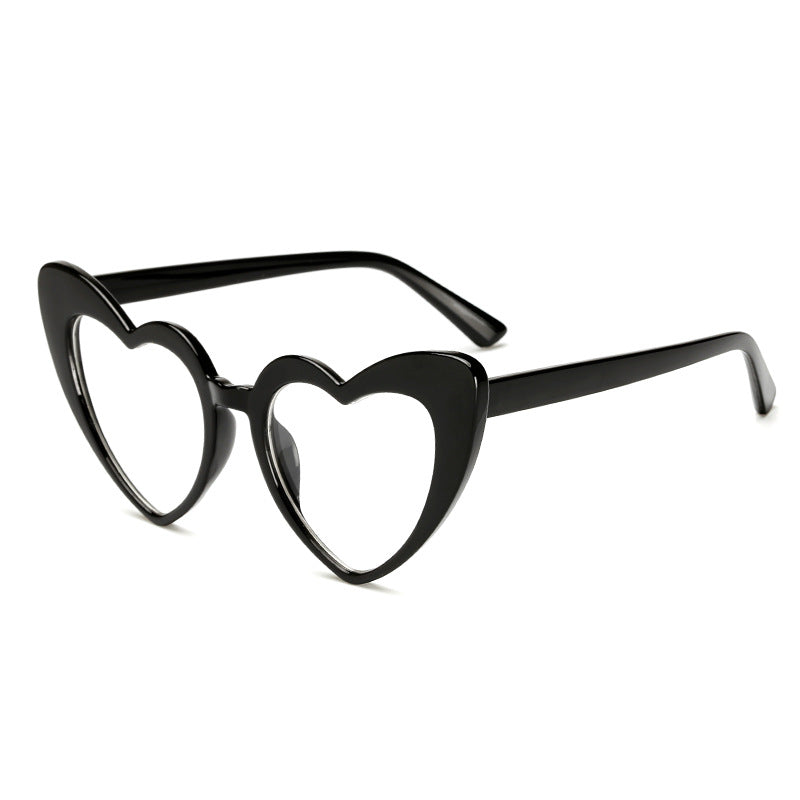 Damen Herzförmige Sonnenbrille im trendigen Design Karnz