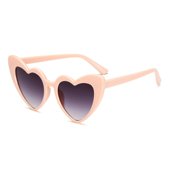 Damen Herzförmige Sonnenbrille im trendigen Design Karnz