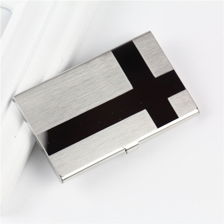 Eleganter Metall-Visitenkartenetui