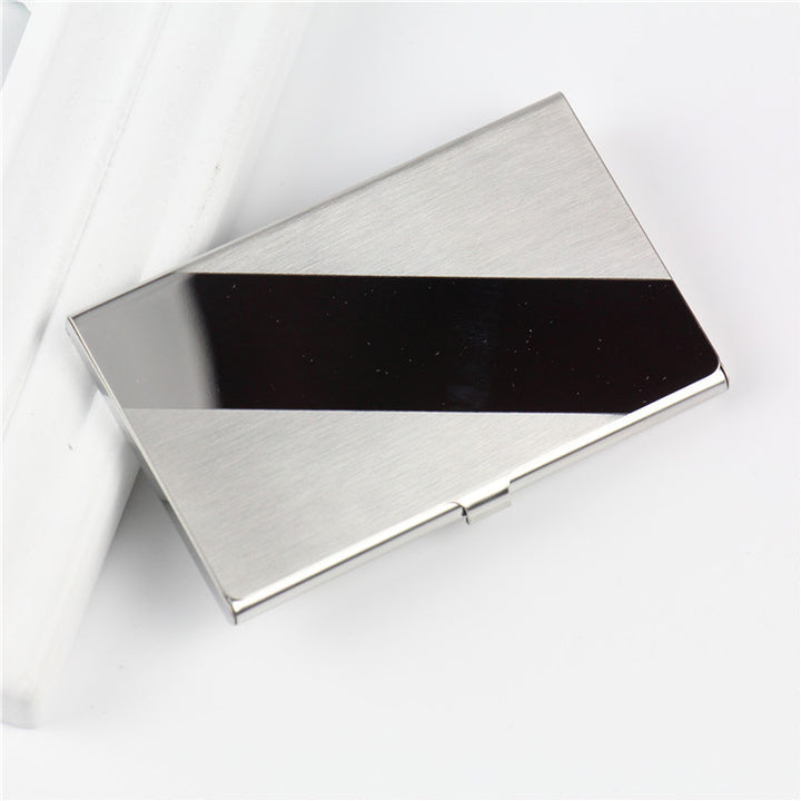 Eleganter Metall-Visitenkartenetui