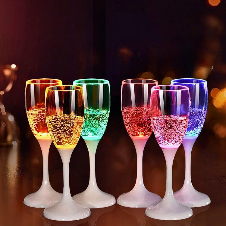 GlowSip - LED-beleuchtetes Weinglas-Set (6 Stück) Karnz