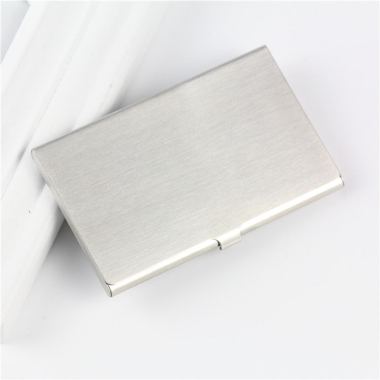 Eleganter Metall-Visitenkartenetui