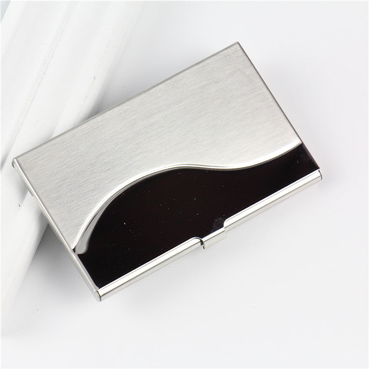 Eleganter Metall-Visitenkartenetui