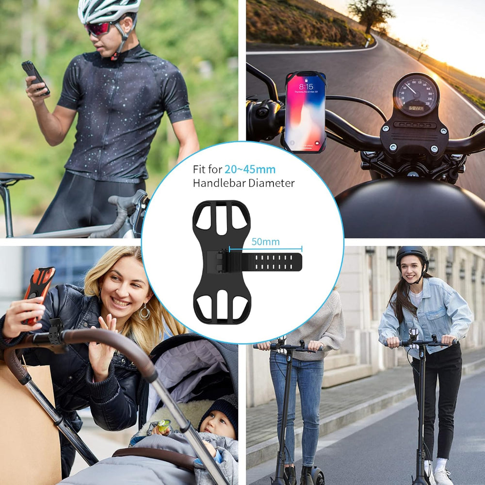 Fahrrad Handyhalterung 360° drehbar abnehmbar