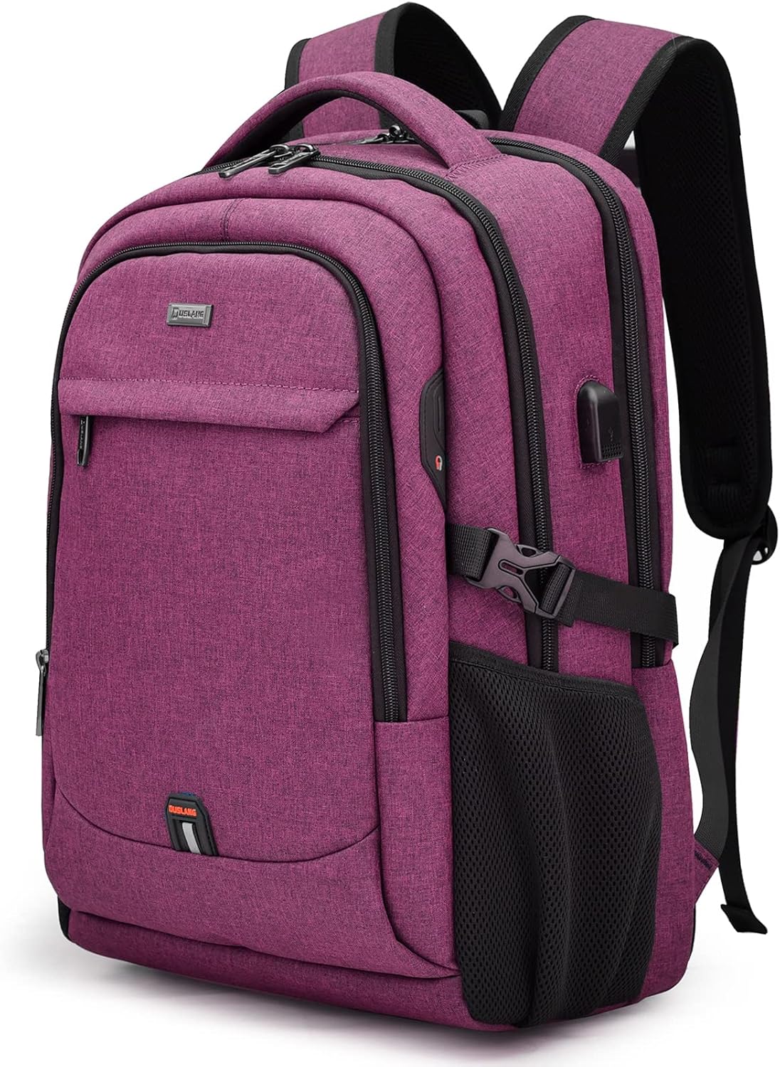 Wasserabweisender Reise-Laptop-Rucksack mit USB-Anschluss & organisierter Aufbewahrung | Karnz