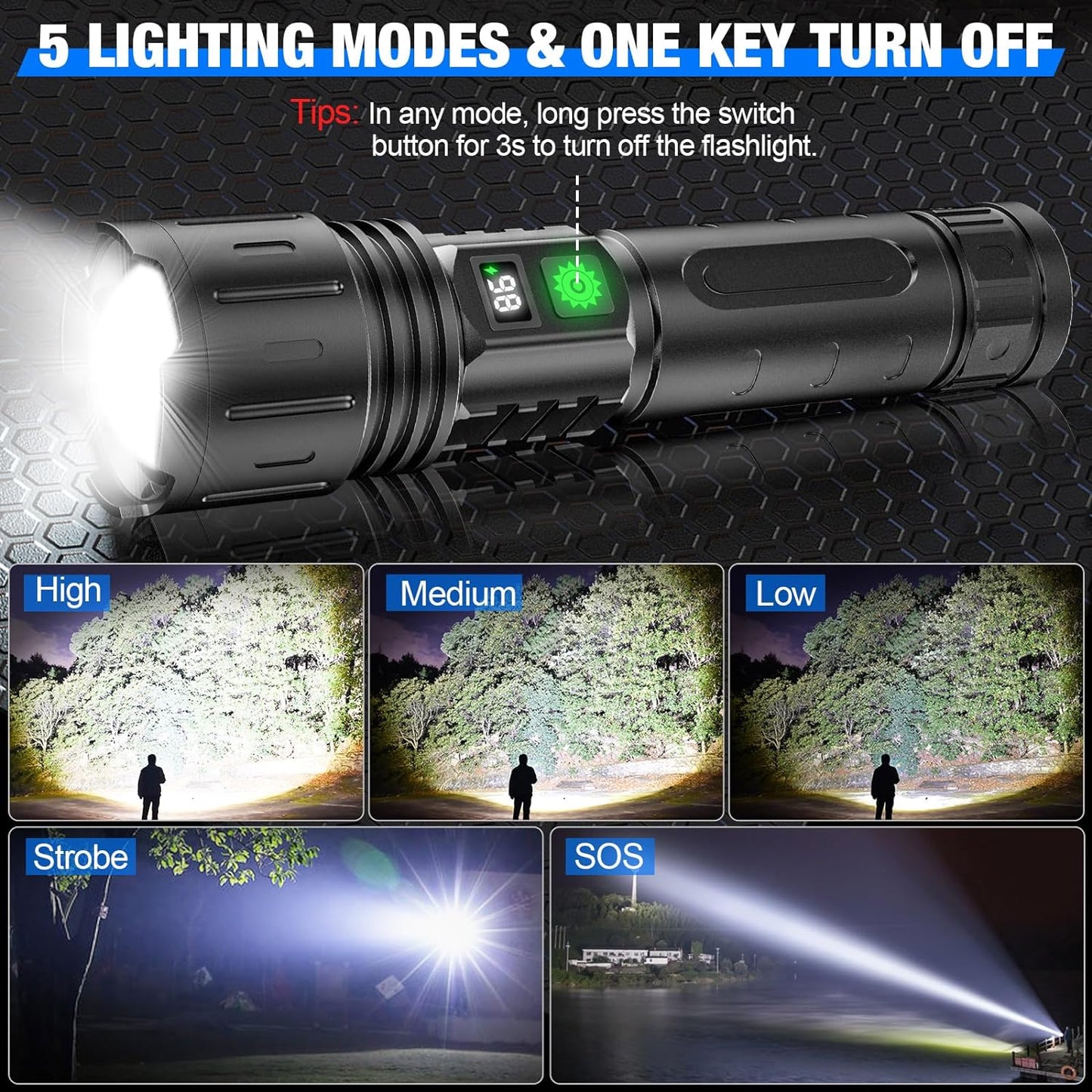 Hellste Taschenlampe der Welt – 100.000 Lumen | Karnz