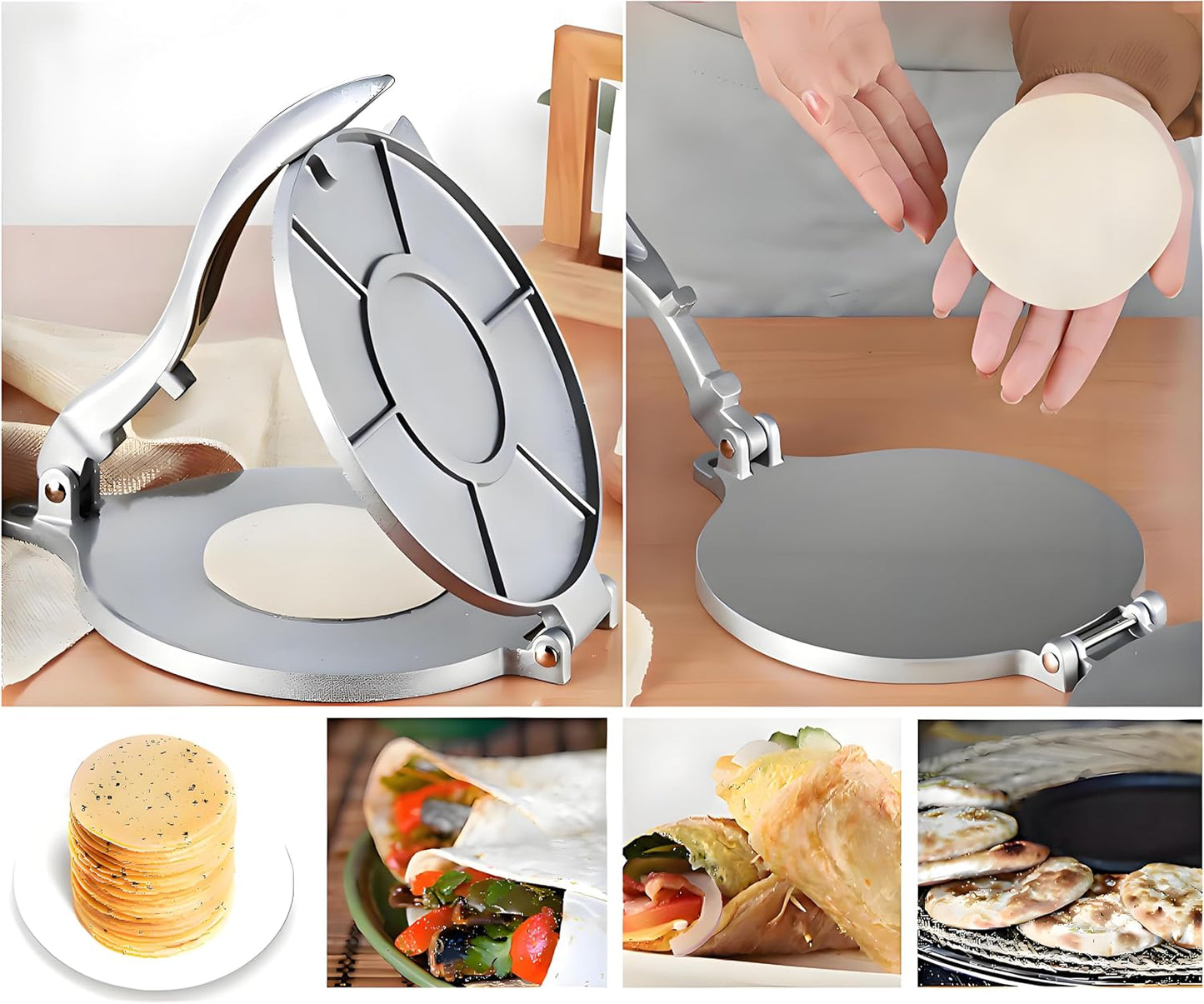 Tortilla Presse aus Aluminiumlegierung | Karnz