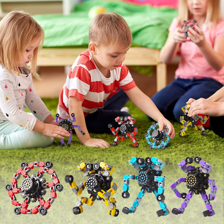 Karnz | Transformierbarer Fidget Spinner 4 Stk
