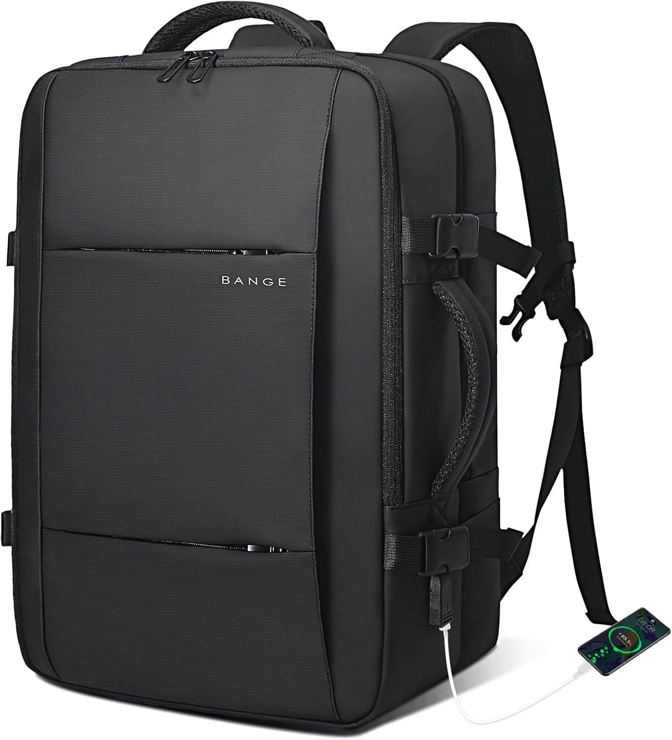 Erweiterbarer 26–45L wasserdichter Reisen-Rucksack mit Laptop-Fach & Duffle-Trage | Karnz