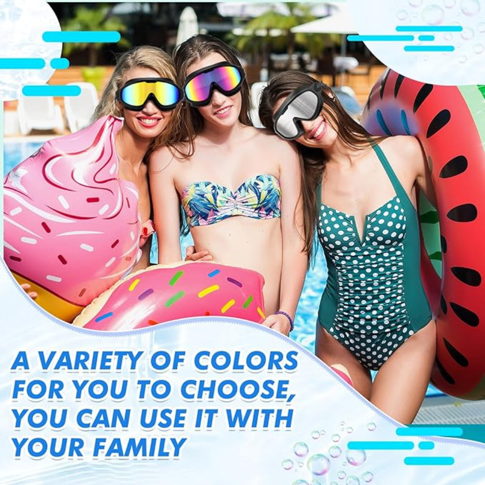Schwimmbrille 3er-Set für Erwachsene & Kinder | Karnz