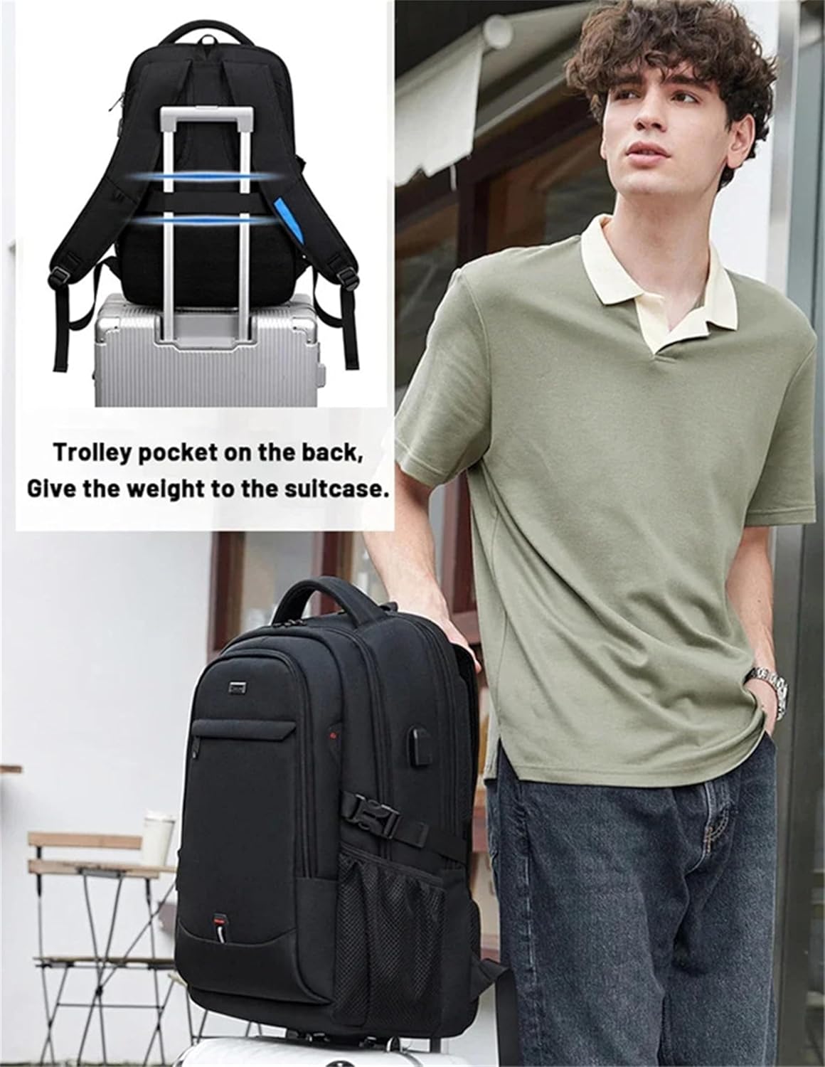 Wasserfeste Laptop- & Reise-Rucksack mit organisierten Fächern | Karnz