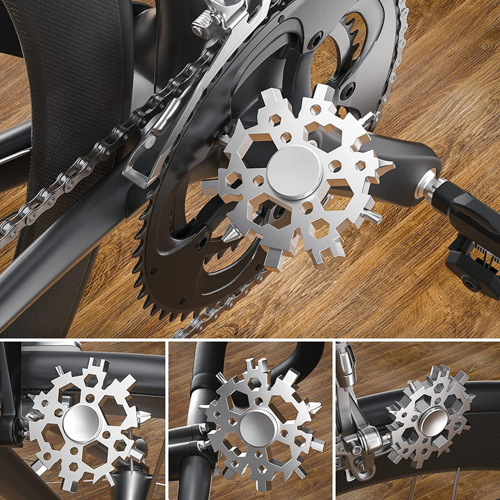 22-in-1 Schneeflocken Multi-Tool Mit Fidget Spinner | Karnz