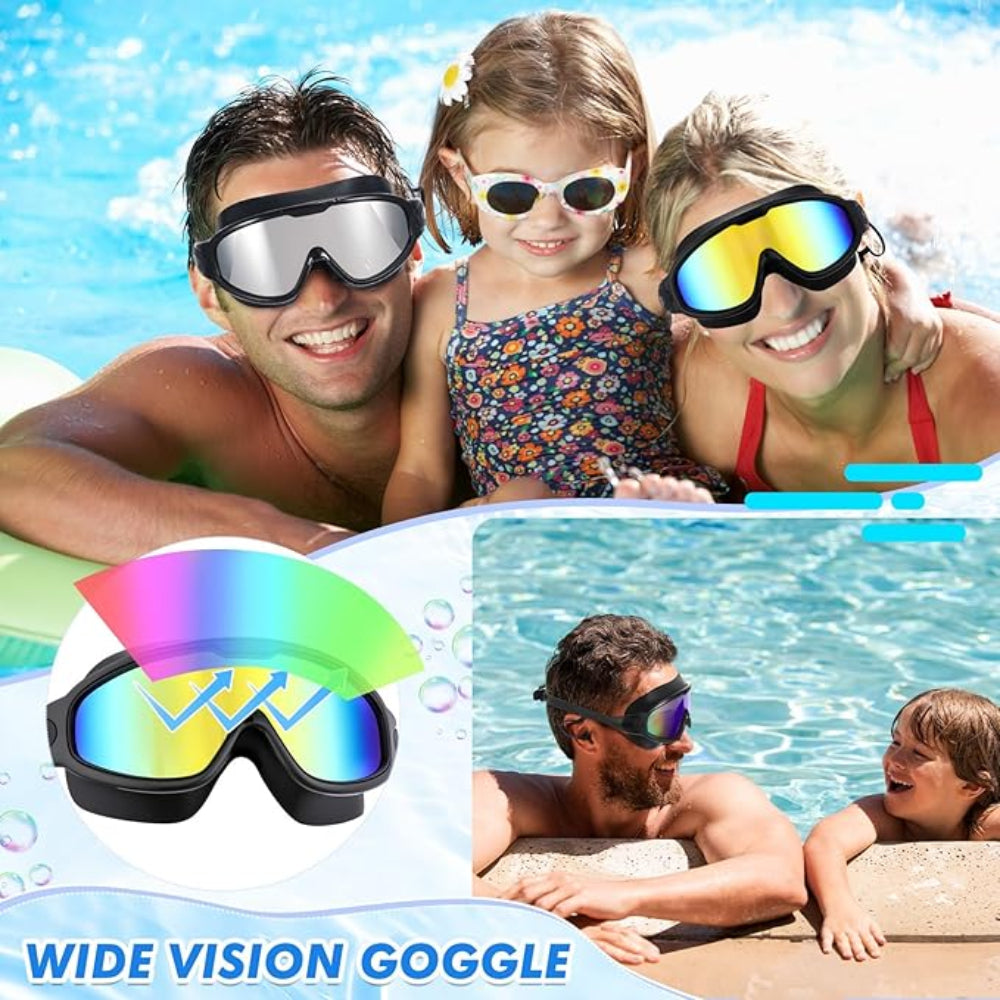Schwimmbrille 3er-Set für Erwachsene & Kinder | Karnz