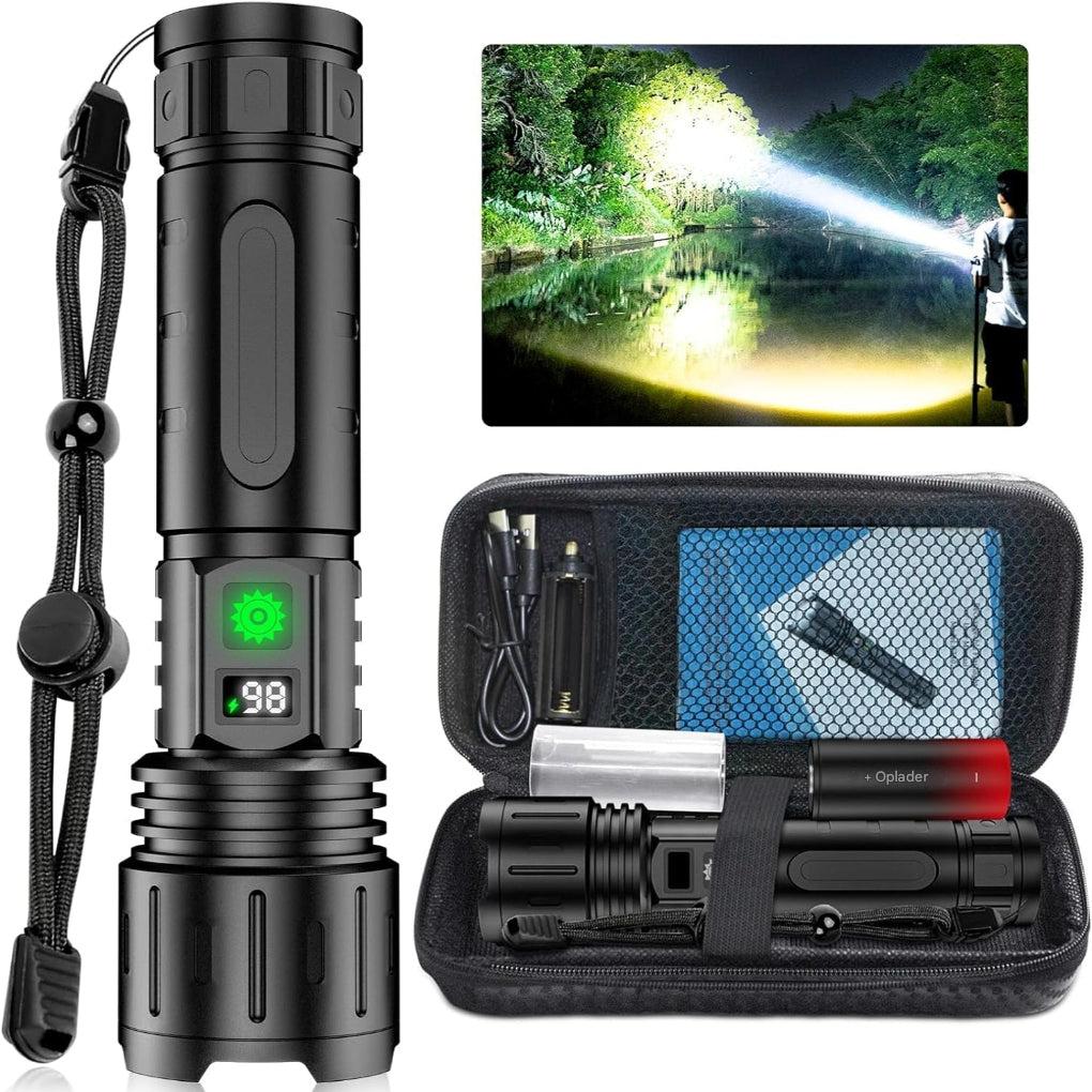 UltraStrong Nachtsicht Taschenlampe Pro – Wiederaufladbare Aluminiumlampe | Karnz