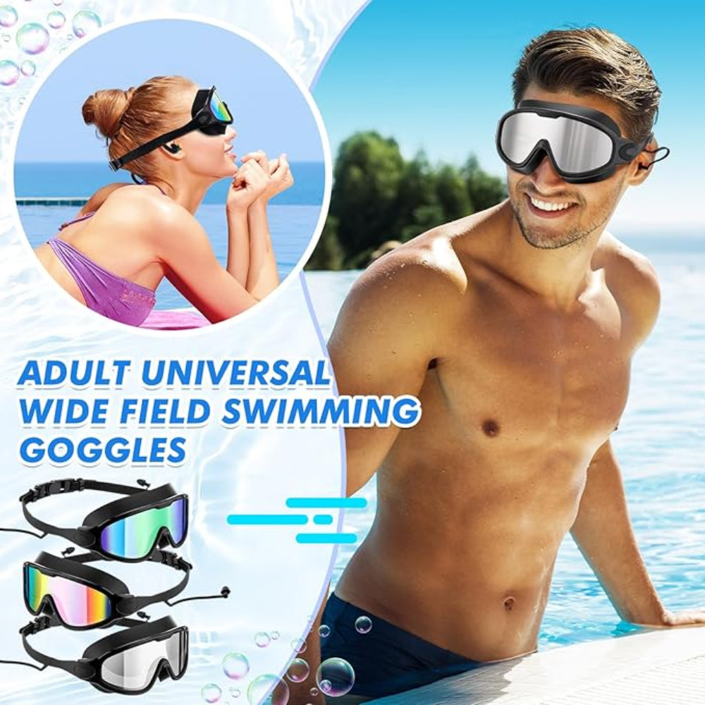 Schwimmbrille 3er-Set für Erwachsene & Kinder | Karnz