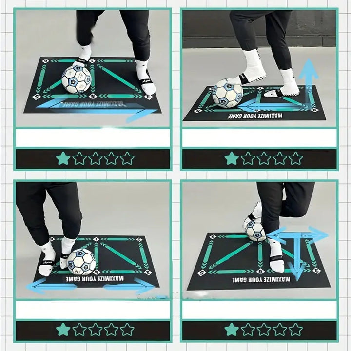 Karnz | Junior-Fußballfähigkeiten Matte (inkl. Trainingsvideos) - Das perfekte Geschenk für die Feiertage