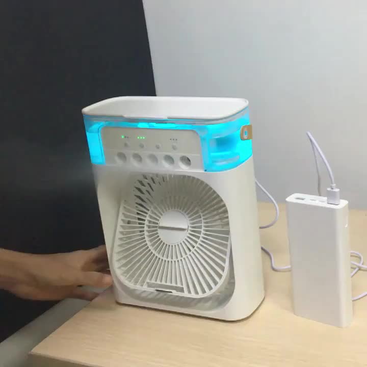 5A 2V Tragbare 600ml Spray Kühler Ventilator Schreibtisch USB Wiederaufladbarer Parfüm Luftbefeuchter Klimaanlage A/C Kühler Ventilator 3 Windgeschwindigkeiten | Karnz