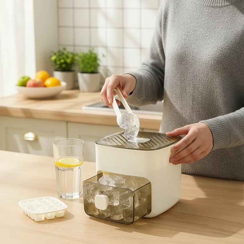 FreezeNinja — Perfekte Eiswürfel auf Knopfdruck für stressfreie Erfrischung und makellose Frische! | Karnz