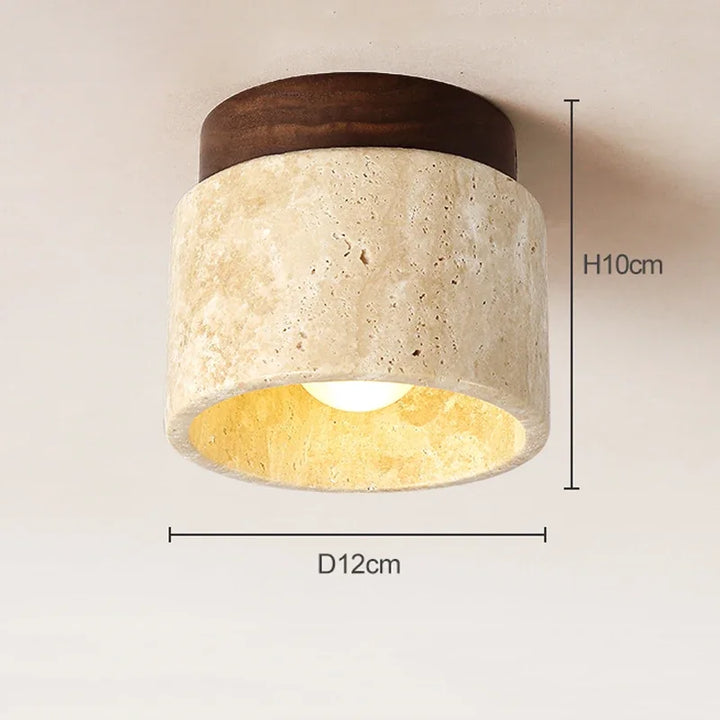 Japanische kreative Creme-Stil Deckenlampe | Karnz