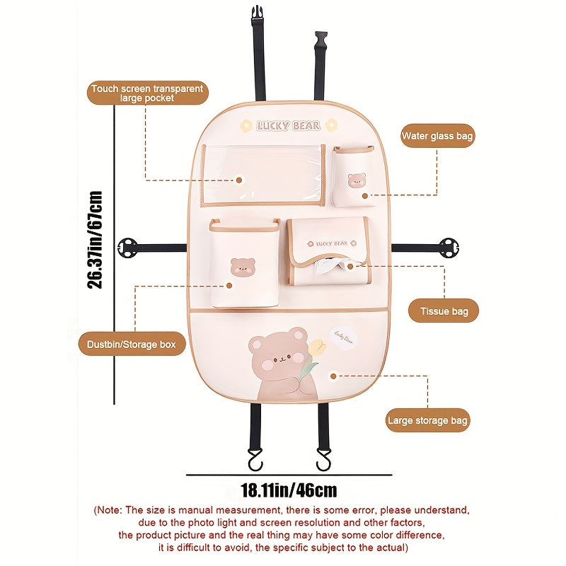 Auto Rücksitz Organizer mit vielen Fächern | Karnz