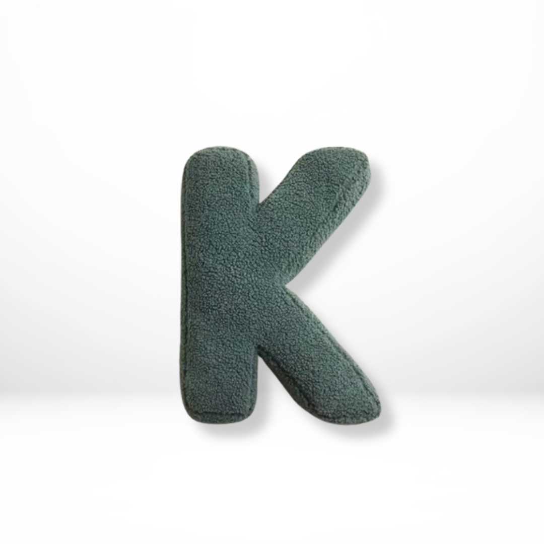 Karnz | Samt Alphabet Dekokissen Mit Buchstaben A Bis Z