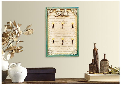 Dekorativer Wandhaken-Rack mit vintage Aussehen