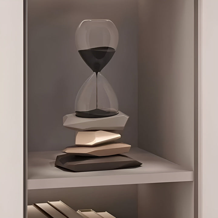 Minimalistischer Sanduhr – Zeitlos & Dekorativ | Perfekt für Wohnzimmer und Büro | Karnz